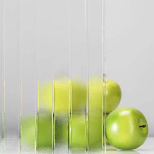 Tempered glass panel MASTER LIGNE General Glass International laminated / patterned / for