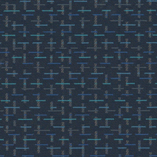 Upholstery fabric - BLUEBERRY  - Guilford of Maine - patterned / polyester / acrylic