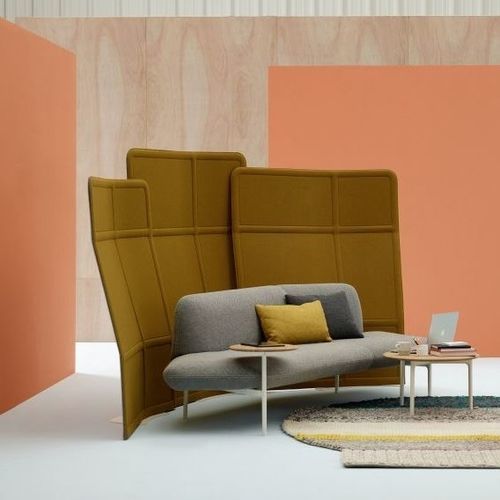 Contemporary screen - OPENEST PLUME - Haworth - fabric / commercial / for office