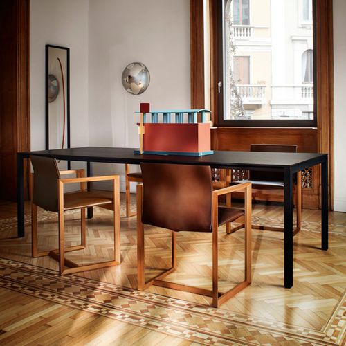 Contemporary conference table - NAAN - Haworth - wood veneer / oak / ash