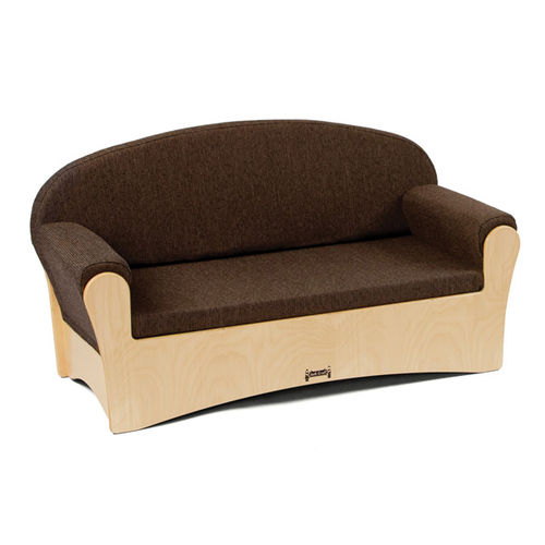 Child's sofa - 3770JC - Jonti-Craft, Inc. - traditional / fabric / brown