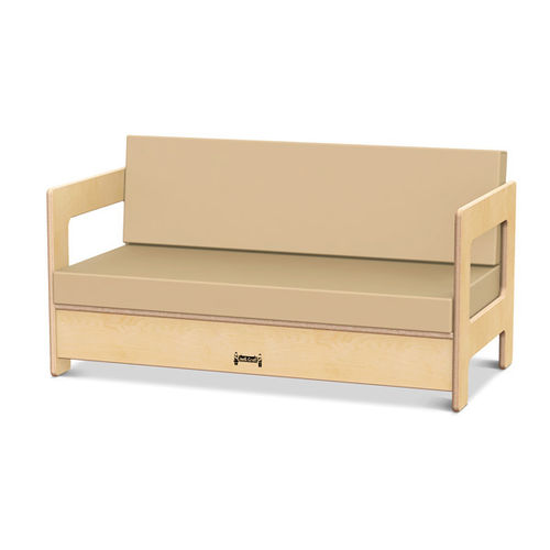 Child's sofa - JC series - Jonti-Craft, Inc. - contemporary / beige / blue