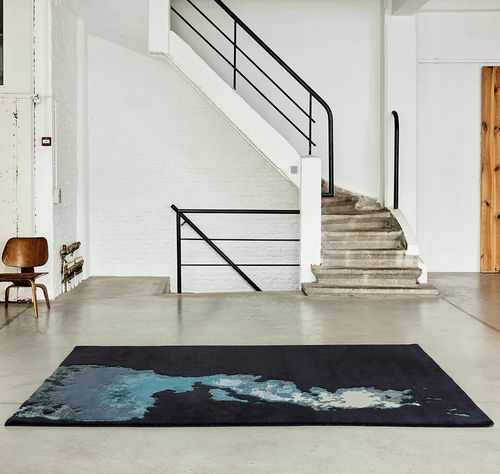 Contemporary rug - BEHIND - SERGE LESAGE - patterned / New Zealand wool / viscose