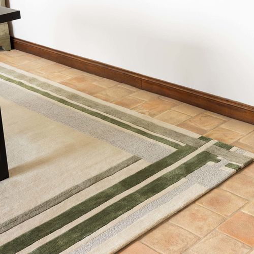 Contemporary rug - HARRI - SERGE LESAGE - patterned / New Zealand wool / velvet
