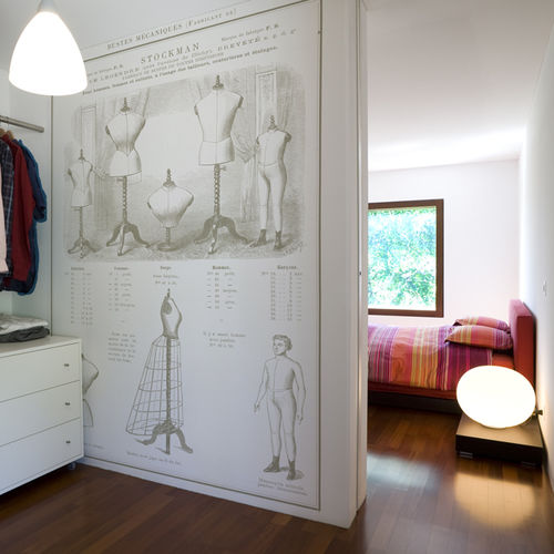 Contemporary wallpaper - HAUTE COUTURE  - Papiers de Paris - panoramic / scenic / fabric look