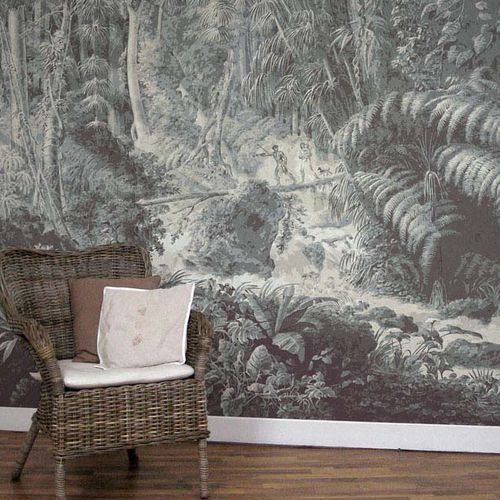 Contemporary wallpaper - BRASILIAN FOREST - Papiers de Paris - nature pattern / panoramic / scenic
