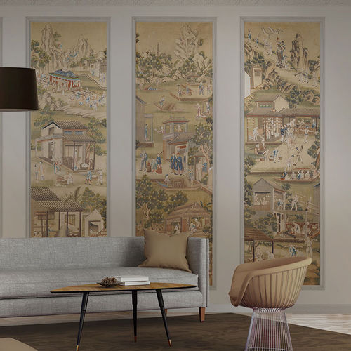 Cover decorative panel - CHINESE N°8 - Papiers de Paris - wall-mounted / high-resistance / paper