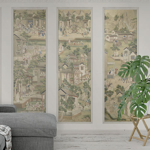 Cover decorative panel - CHINESE N°2 - Papiers de Paris - wall-mounted / high-resistance / paper