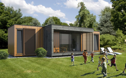 Prefab micro-house - EK 017 - ekokoncept, wooden prefabricated buildings, d.o.o - modular / contemporary / wooden