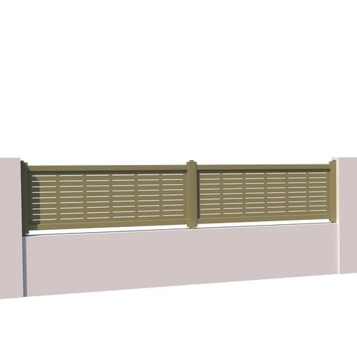 Perforated sheet metal fence - SÈTE - La Toulousaine - residential / aluminum / rectangular