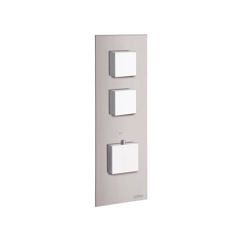 Shower mixer tap - 21020-CR - CARIMALI design shower_space - wall-mounted / thermostatic / chromed metal