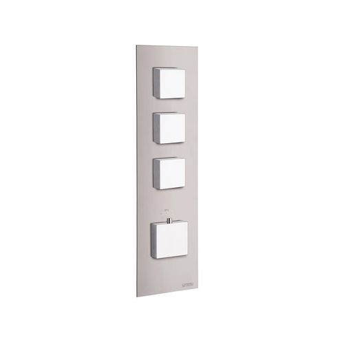 Shower mixer tap - ILQUADRO  - CARIMALI design shower_space - wall-mounted / thermostatic / chromed metal
