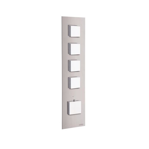 Shower mixer tap - 21040-CR - CARIMALI design shower_space - wall-mounted / thermostatic / chromed metal