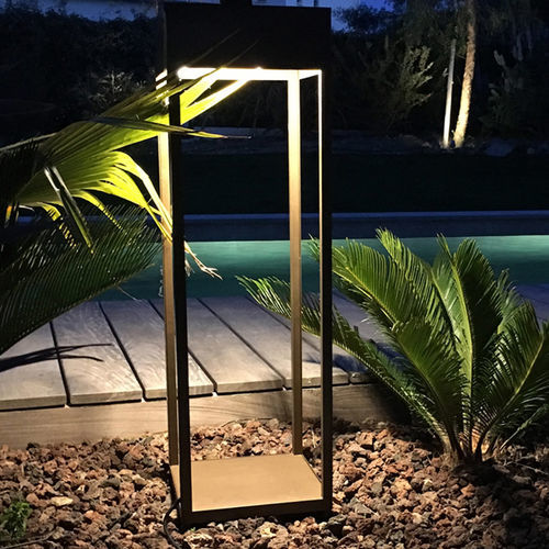 Garden bollard light - CASTA DIVA - Inverlight Srl - contemporary / stainless steel / opal