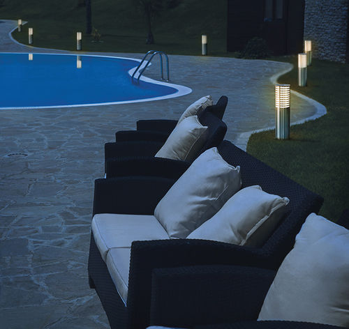 Garden bollard light - GHOST - Inverlight Srl - contemporary / stainless steel / LED