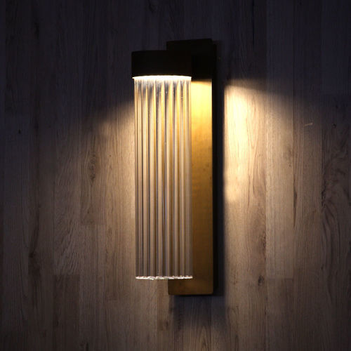 Contemporary wall light - NABUCCO - Inverlight Srl - outdoor / stainless steel / glass