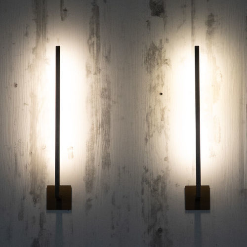 Contemporary wall light - ACORUS - Inverlight Srl - outdoor / stainless steel / cylindrical