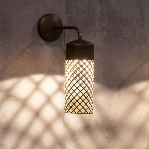 Contemporary wall light - MANTRA MINI - Inverlight Srl - for facade / stainless steel / round