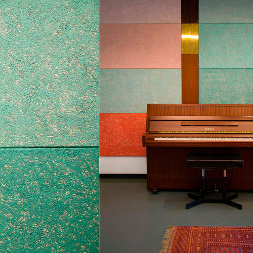 Cover decorative panel - DON'T GO GREY - Troldtekt A/S - wall-mounted / for ceiling / acoustic