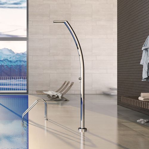 Pool outdoor shower YACHT M 316L Inoxstyle multifunction