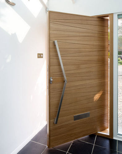 Entry door - MILANO E80 - Urban Front - oak / pivoting / without glazing