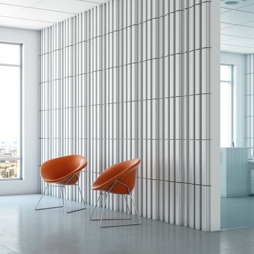 Wall-mounted acoustic panel - FOREST - Soundtect - for ceiling / for room divider / polyester