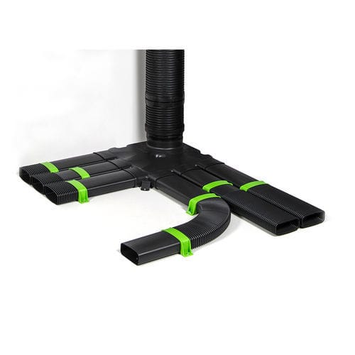 Flexible air duct - EASYFLOW - VASCO - HDPE