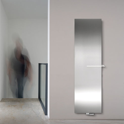 Stainless steel radiator - NIVA N2L1-ES - VASCO - hot water / 751 w...1000 w / 1001 w...1500 w
