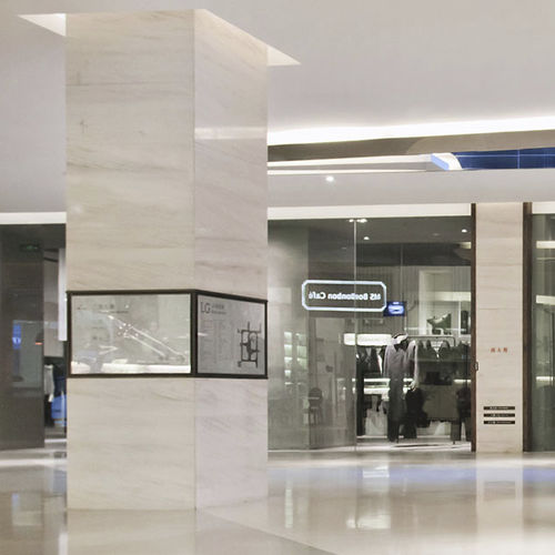 Stone wall cladding - GAMMASTONE - interior / smooth / decorative