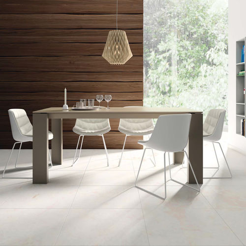 Contemporary dining table - T03  - VIVE - MUEBLES VERGE S.L. - wooden / ceramic / lacquered glass