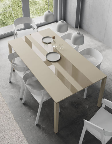 contemporary dining table - VIVE - MUEBLES VERGE S.L.