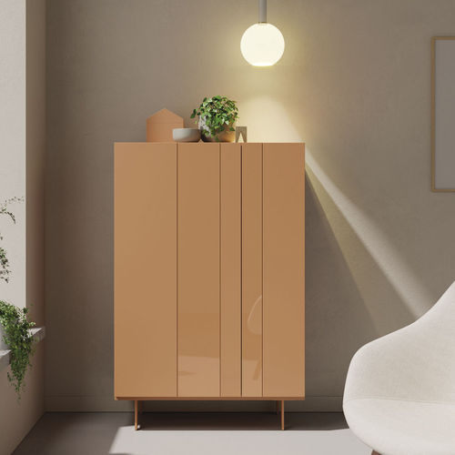 High sideboard - ON APARADOR 12 - VIVE - MUEBLES VERGE S.L. - contemporary / matte lacquered wood / lacquered glass