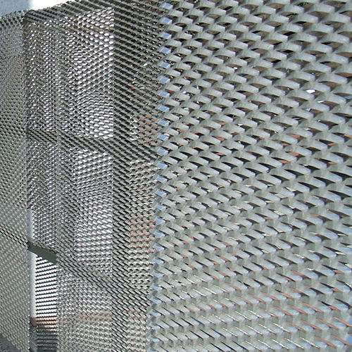 Wire mesh fence - SMF Services - garden / metal / contemporary