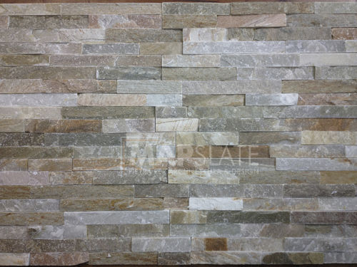 Natural stone wall cladding panel - ALIVE QUARZITE - NATURAL  - MAP Slate Srl - indoor
