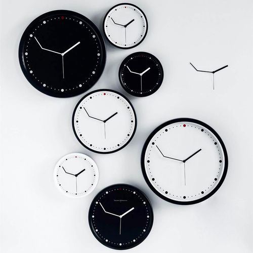 Contemporary clock - ON-TIME - DIAMANTINI & DOMENICONI - wall-mounted / analog / indoor