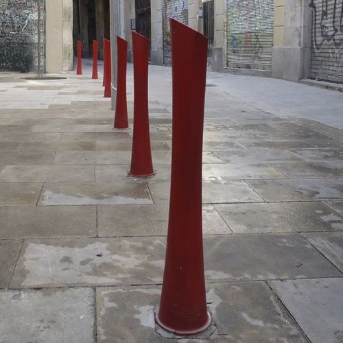 Security post - LOOKART® DIAMOND - Sabacaucho - elastomeric / high / reflective