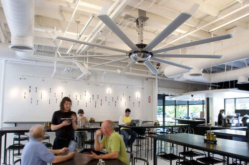 Wall-mount fan - ELEMENT - Big Ass Fans - industrial / metal