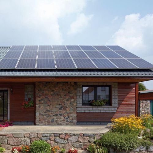 Monocrystalline PV panel - VITOVOLT 300 - VIESSMANN - for roof / with aluminum frame
