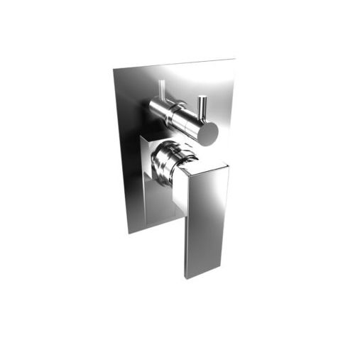 Shower mixer tap - 67519/PR - Bongio - built-in / mechanical / chromed metal