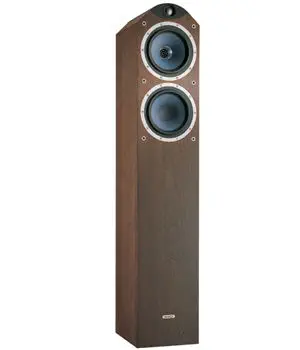Tower speaker - EYRIS DC3 - TANNOY - residential / indoor / brown