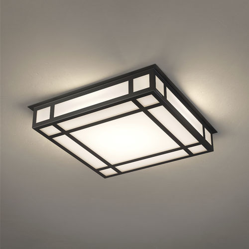 Surface-mounted light fixture - CROISÉE 600 - raphael armand luminaires - LED / square / geometric