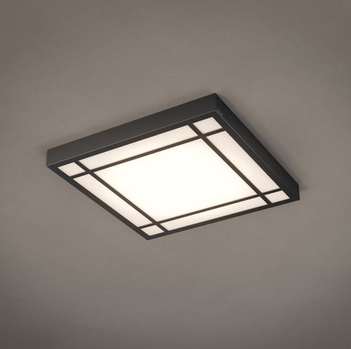 Art Deco light fixture - CLAUSTRAL 600 - raphael armand luminaires - recessed ceiling / LED / square