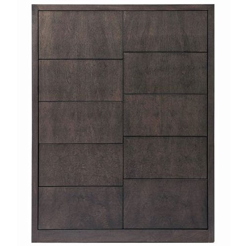 High chest of drawers - T-775 - ArtesMoble - contemporary / walnut / beech