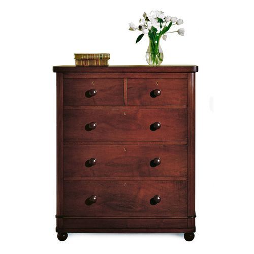 Traditional chest of drawers - T-542 - ArtesMoble - walnut / beech / custom