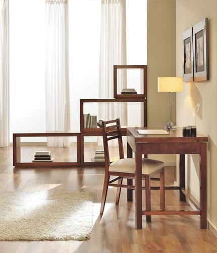 Free-standing desk - T-762 - ArtesMoble - contemporary / walnut / beech