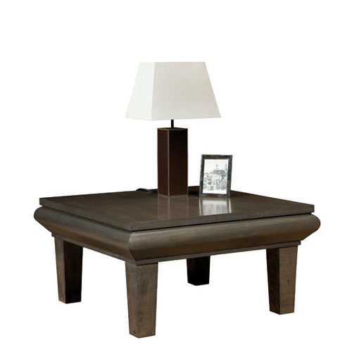 Art Deco side table - T-797 - ArtesMoble - walnut / beech / beech base