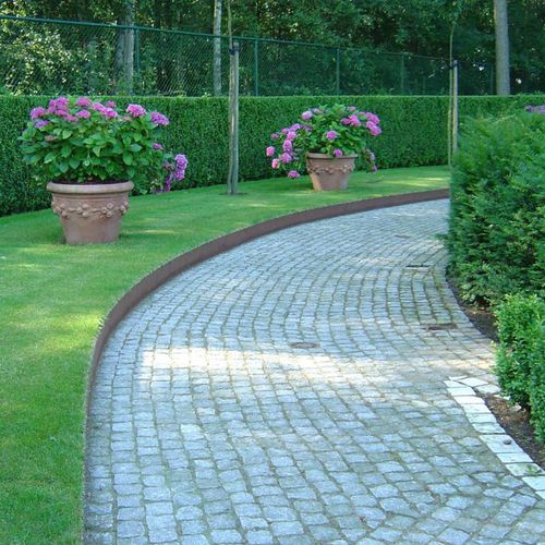 Garden edge - ATECH - wall / for landscaping / aluminum