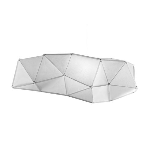 Pendant lamp - JADE - Octavio Amado - Japanese paper / contemporary / corded