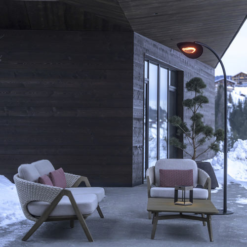 Free-standing infrared patio heater - HCA02 - Phormalab - electric / orientable / 1500 w