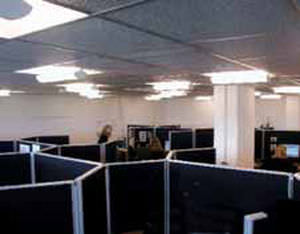 Aluminum suspended ceiling - RALF  - Afracom - panel / wire